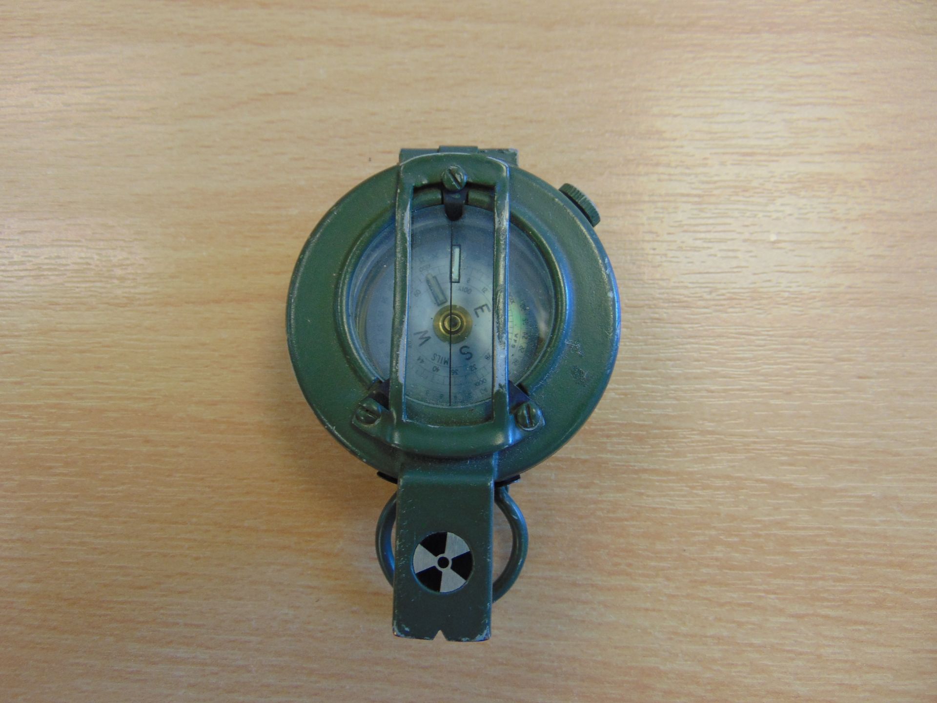 Stanley London British Army Brass Prismatic Compass in Mils, Nato Marks - Image 2 of 3