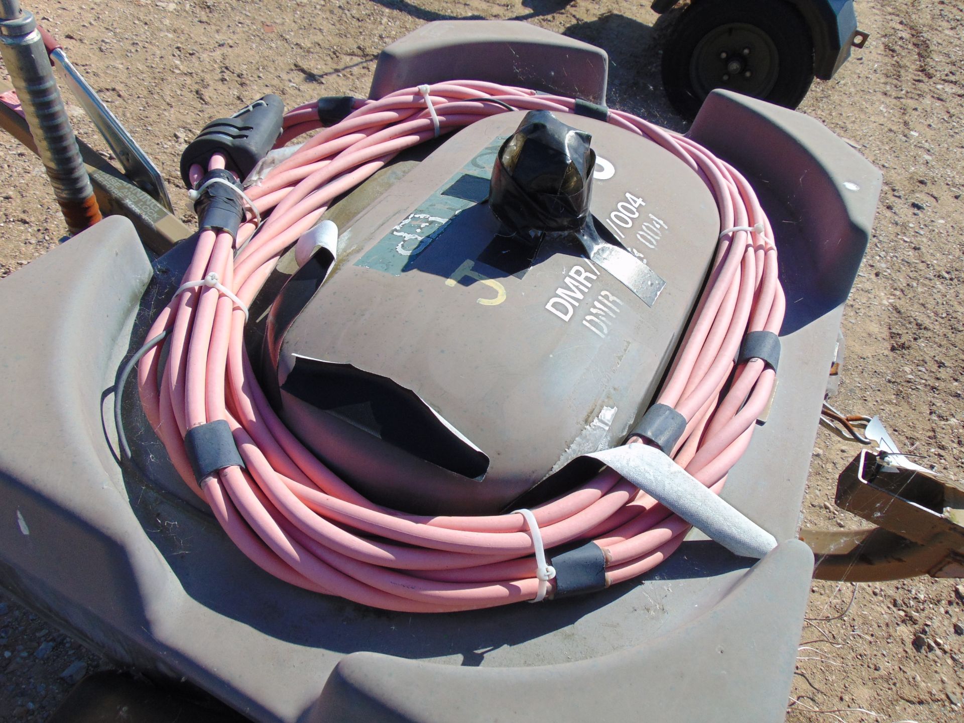 Aircraft Battery Electrical Starter Trolley c/w Batteries and Cables, From RAF - Image 5 of 7