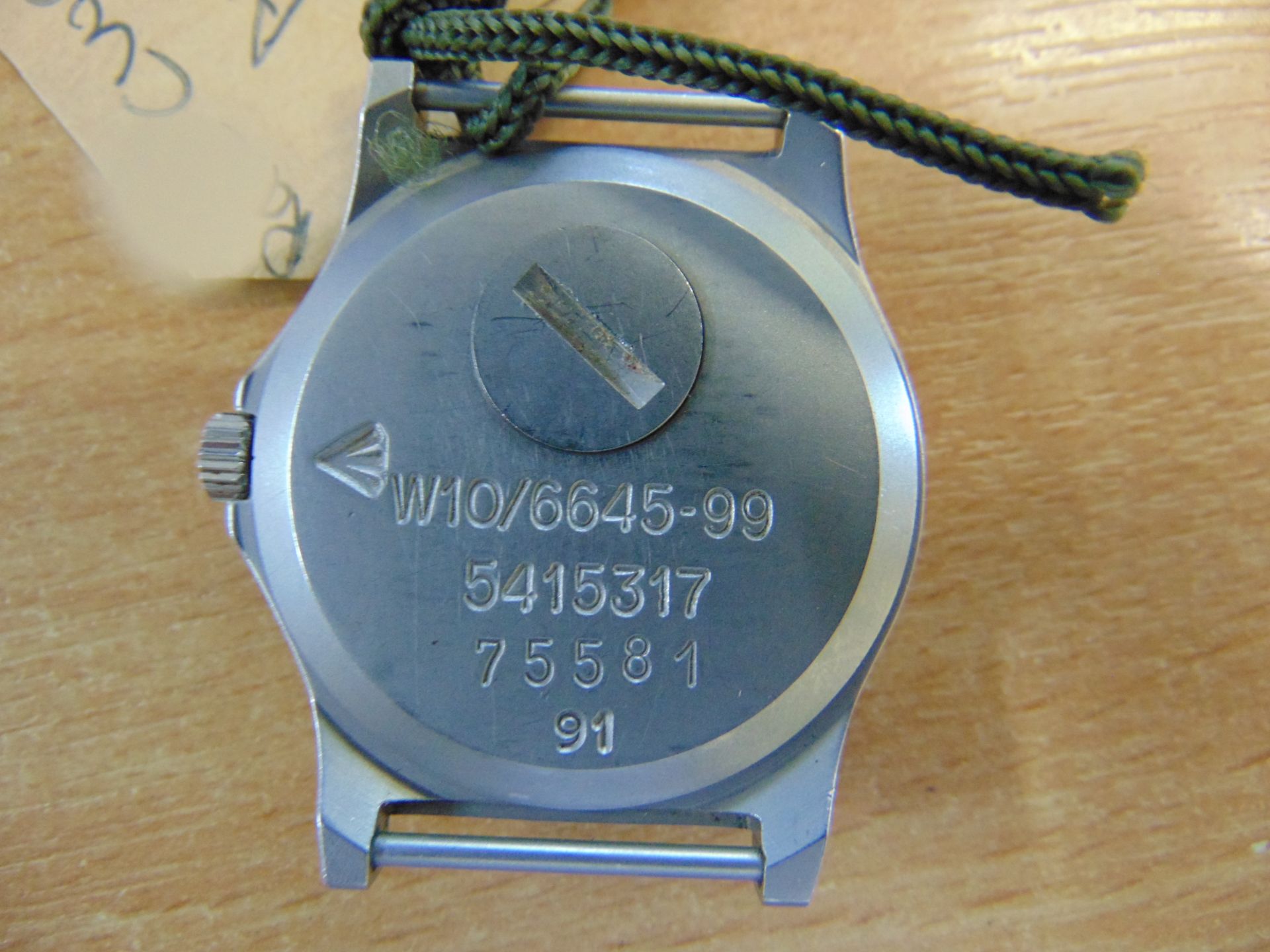 Rare CWC ( Cabot Watch Co Switzerland ) W10 British Army Service Watch, , Date 1991, Gulf War 1 - Image 3 of 4