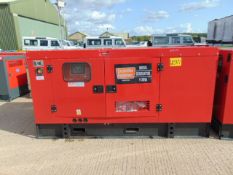 New Unissued 2023 GF 3 -120 113 KVA Diesel Generator 400/230 Volt 50 CPS 3 Phase and Single Phase