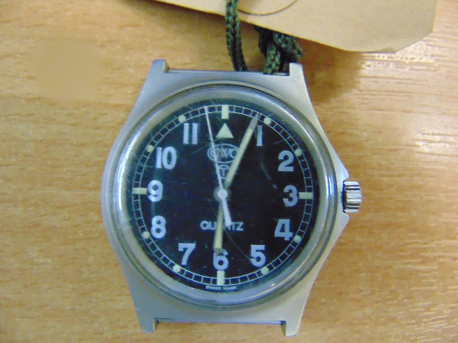 Rare CWC ( Cabot Watch Co Switzerland ) W10 British Army Service Watch, , Date 1991, Gulf War 1