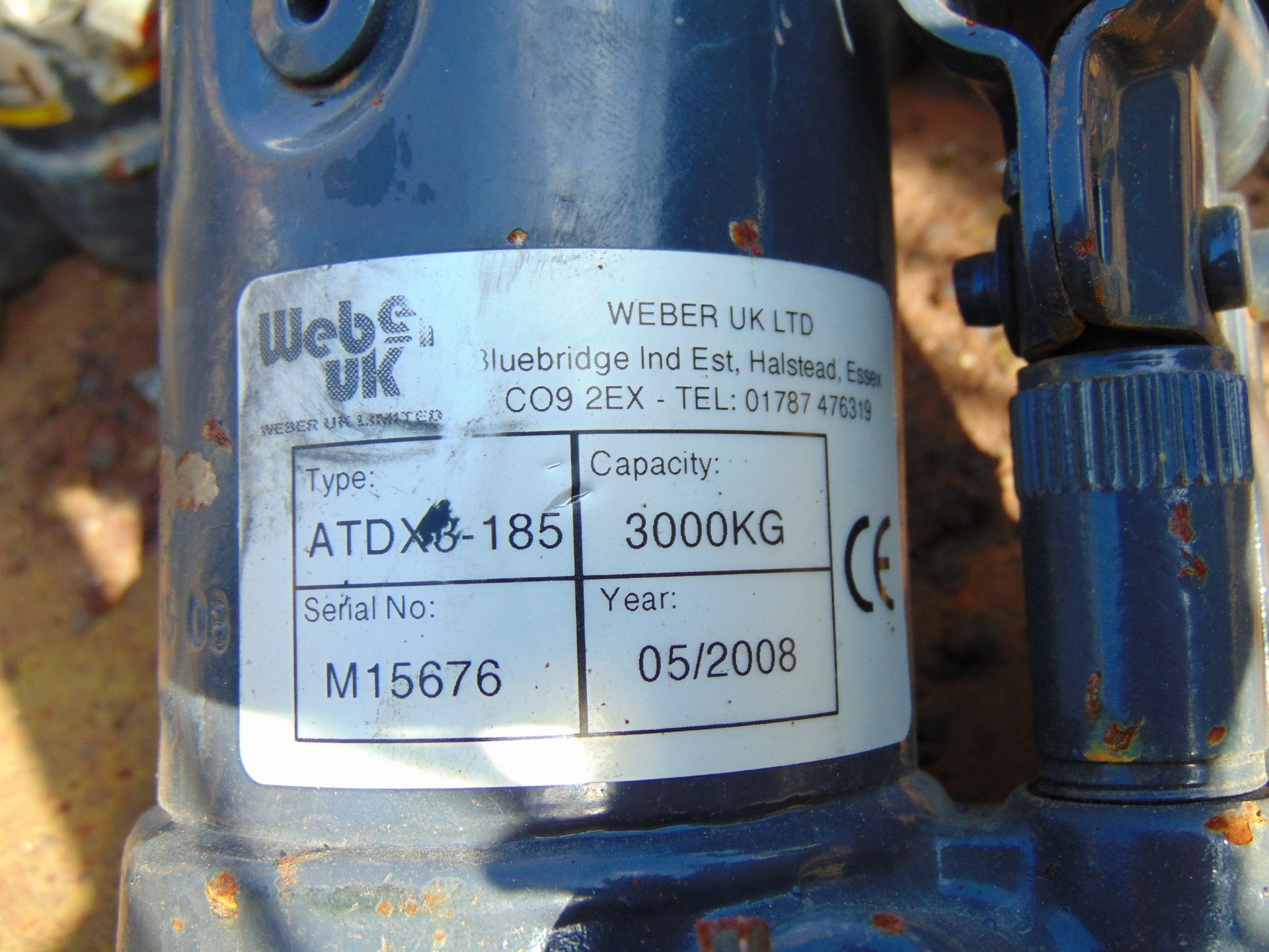 10 x Weber 3T Hydraulic Jacks - Image 3 of 3