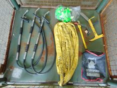 Extraction Tools, 3T Round Sling, Water Hoses etc