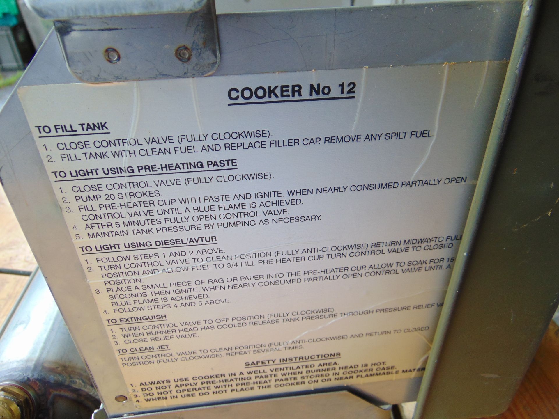British Army No 12 Field Cooker - Image 5 of 5