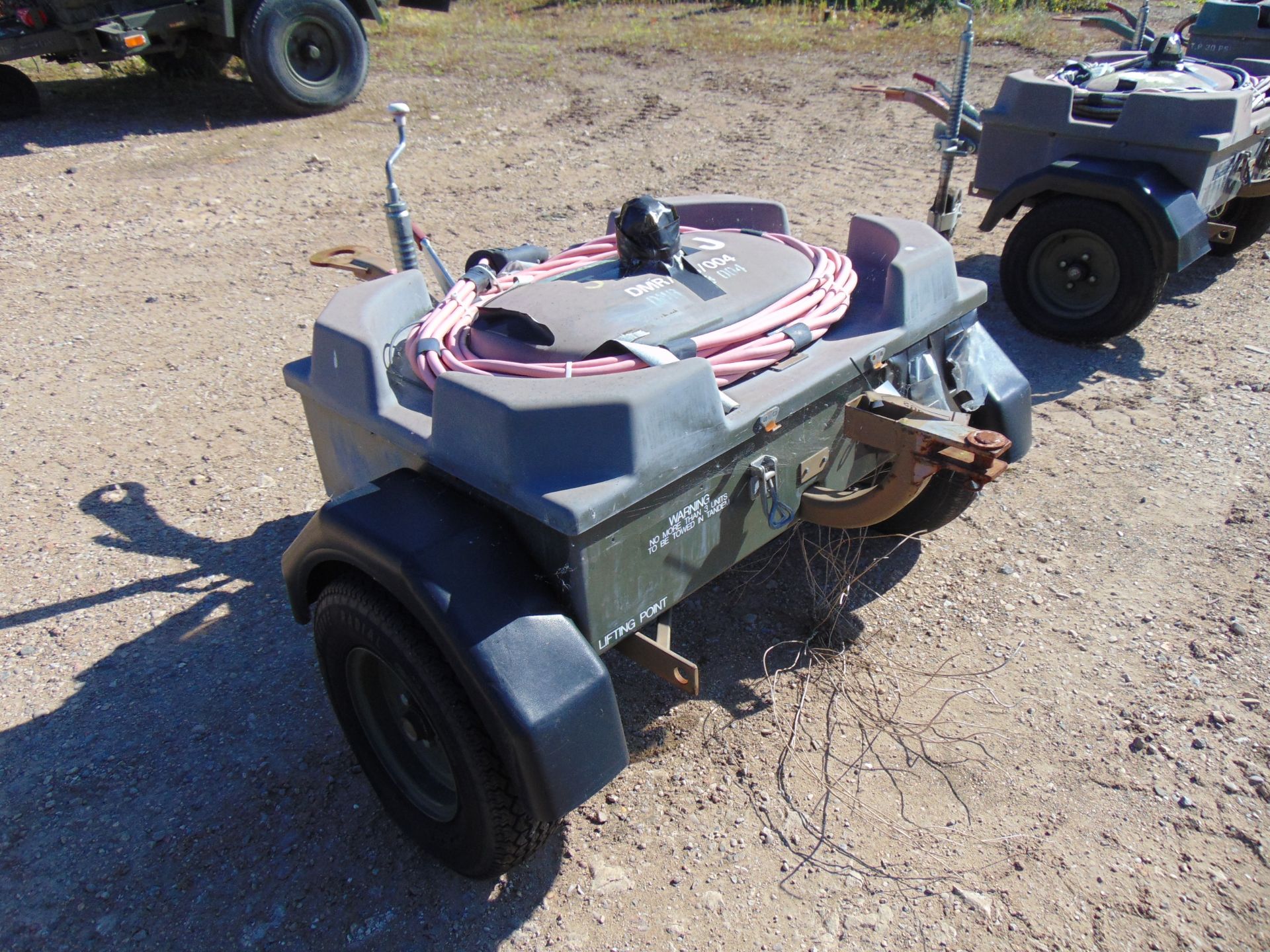 Aircraft Battery Electrical Starter Trolley c/w Batteries and Cables, From RAF - Image 4 of 7