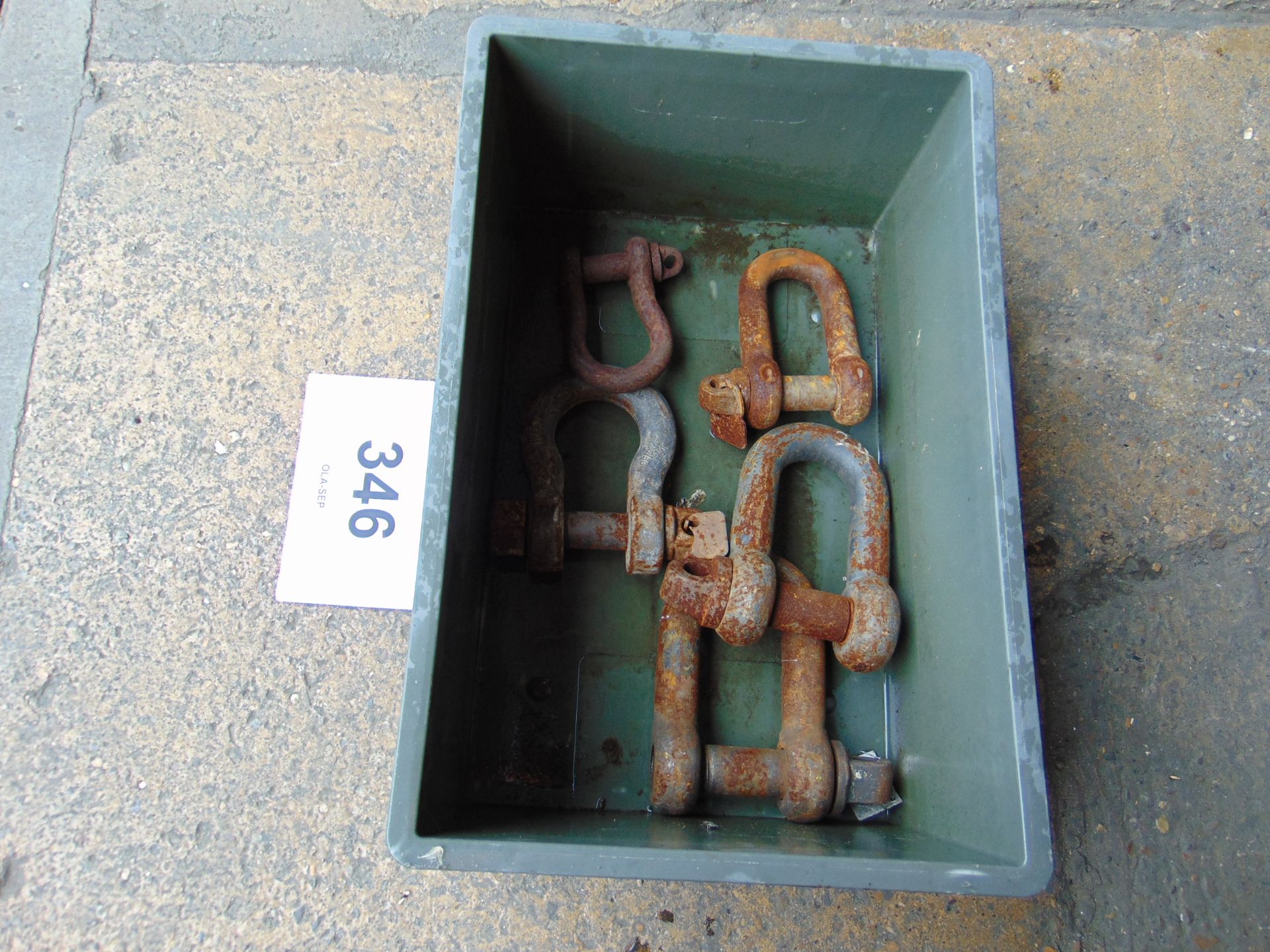 5 x HD 12 ton and 5 ton D Shackles - Image 3 of 3