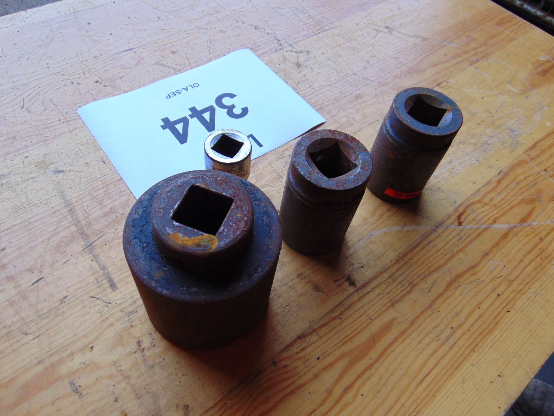 4 x 1 inch impact sockets - Image 2 of 3