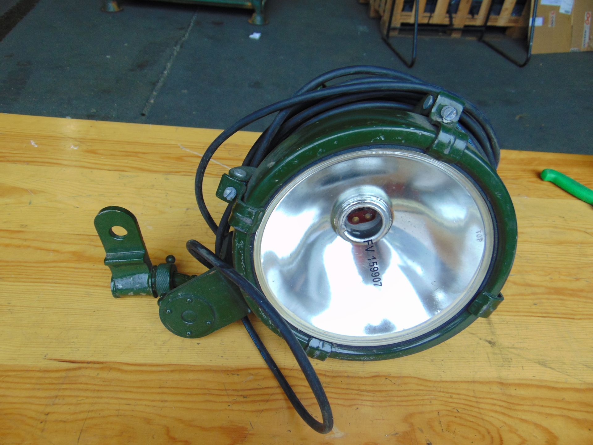 Unissued FV Search Light c/w Bracket, Cable and Plug