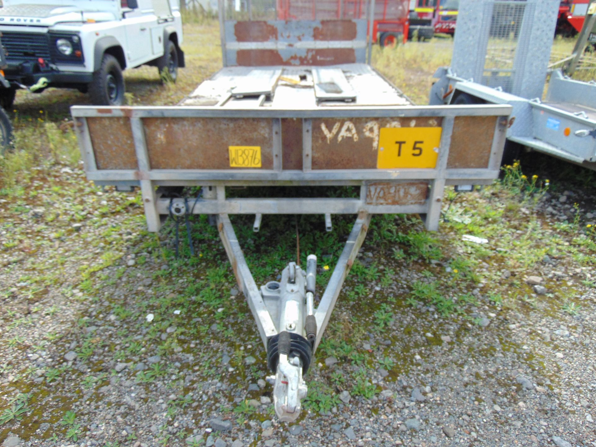 Ifor Williams 14 ft Twin Axle car/plant Trailer C/W Full Width Ramp and sides - Image 2 of 6
