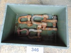 5 x HD 12 ton and 5 ton D Shackles