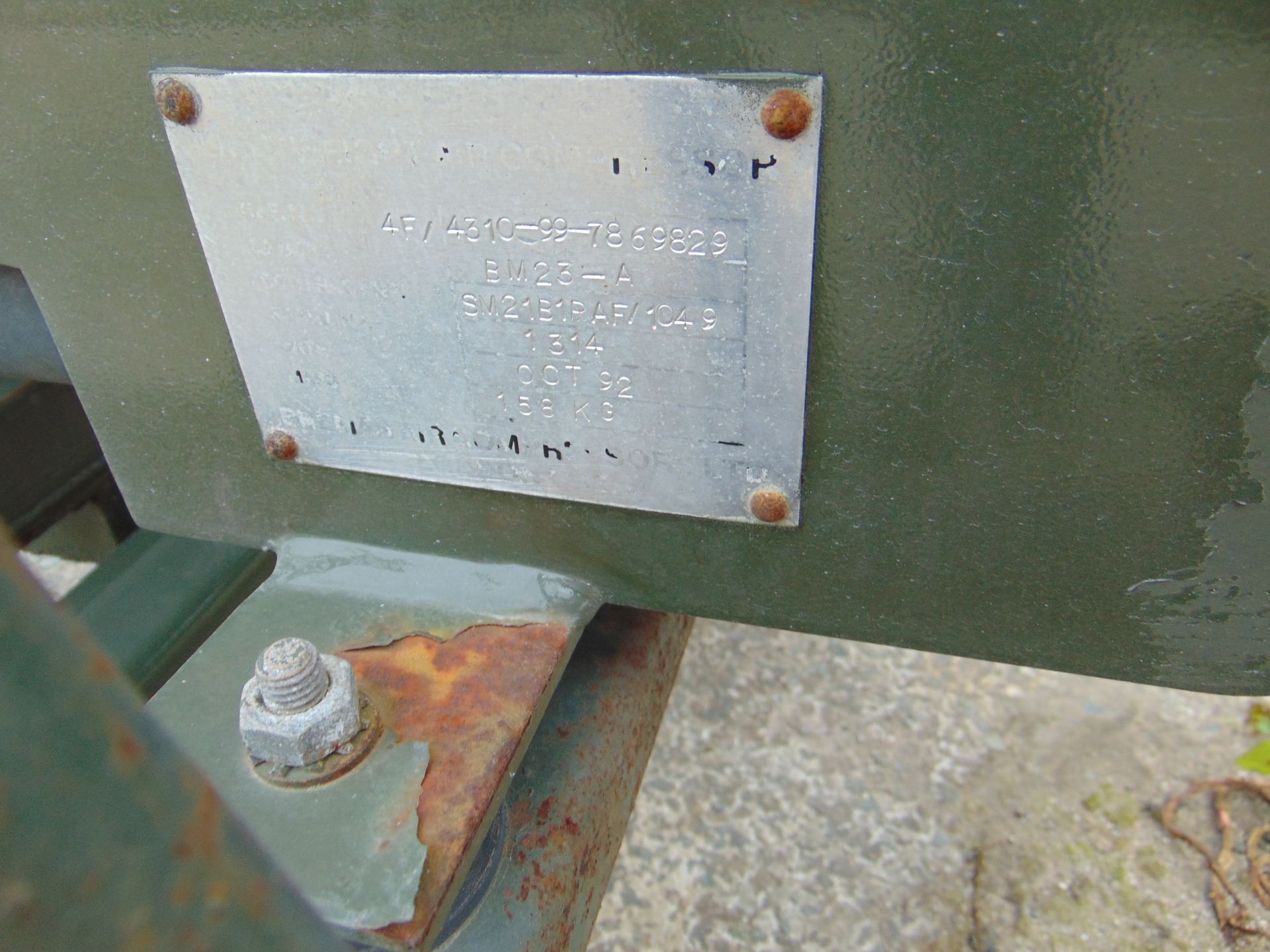 Trailer Mounted Lister Diesel Compressor from UK MoD - Image 7 of 8