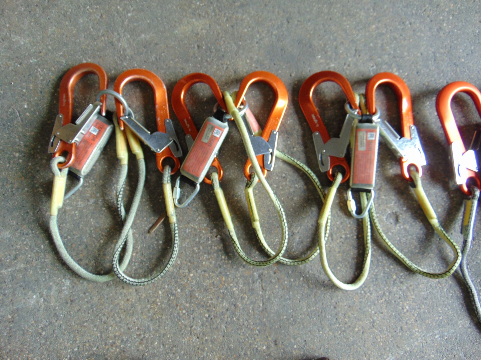 6 x Heightec Twin Lanyards c/w Oval Scaff Hooks - Image 2 of 7