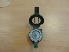 Stanley London British Army Brass Prismatic Compass in Mils, Nato Marks