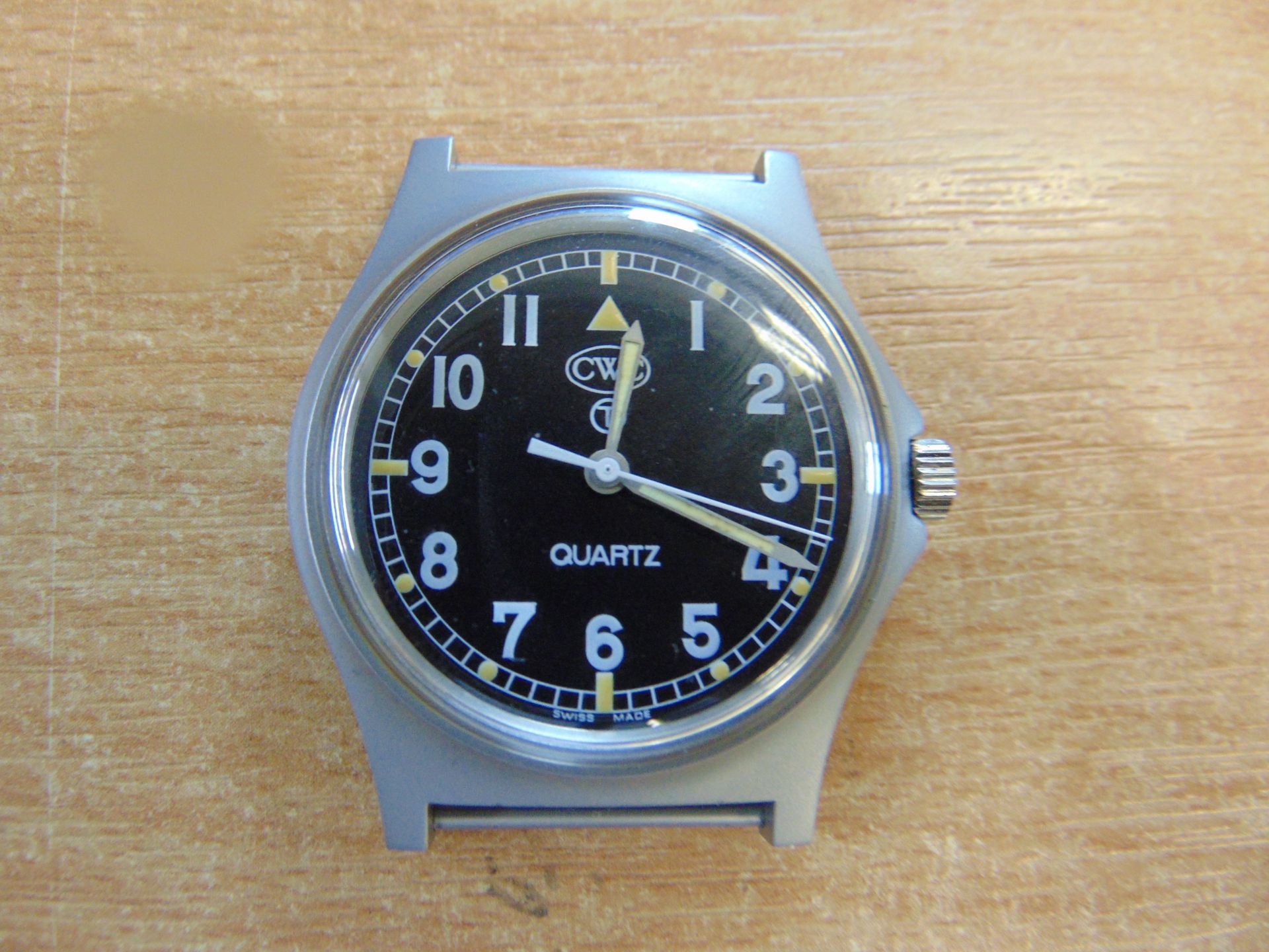 Unissued CWC W10 British Army Service Watch Water Resistant to 5 ATM, Date 2006, New Battery & Strap