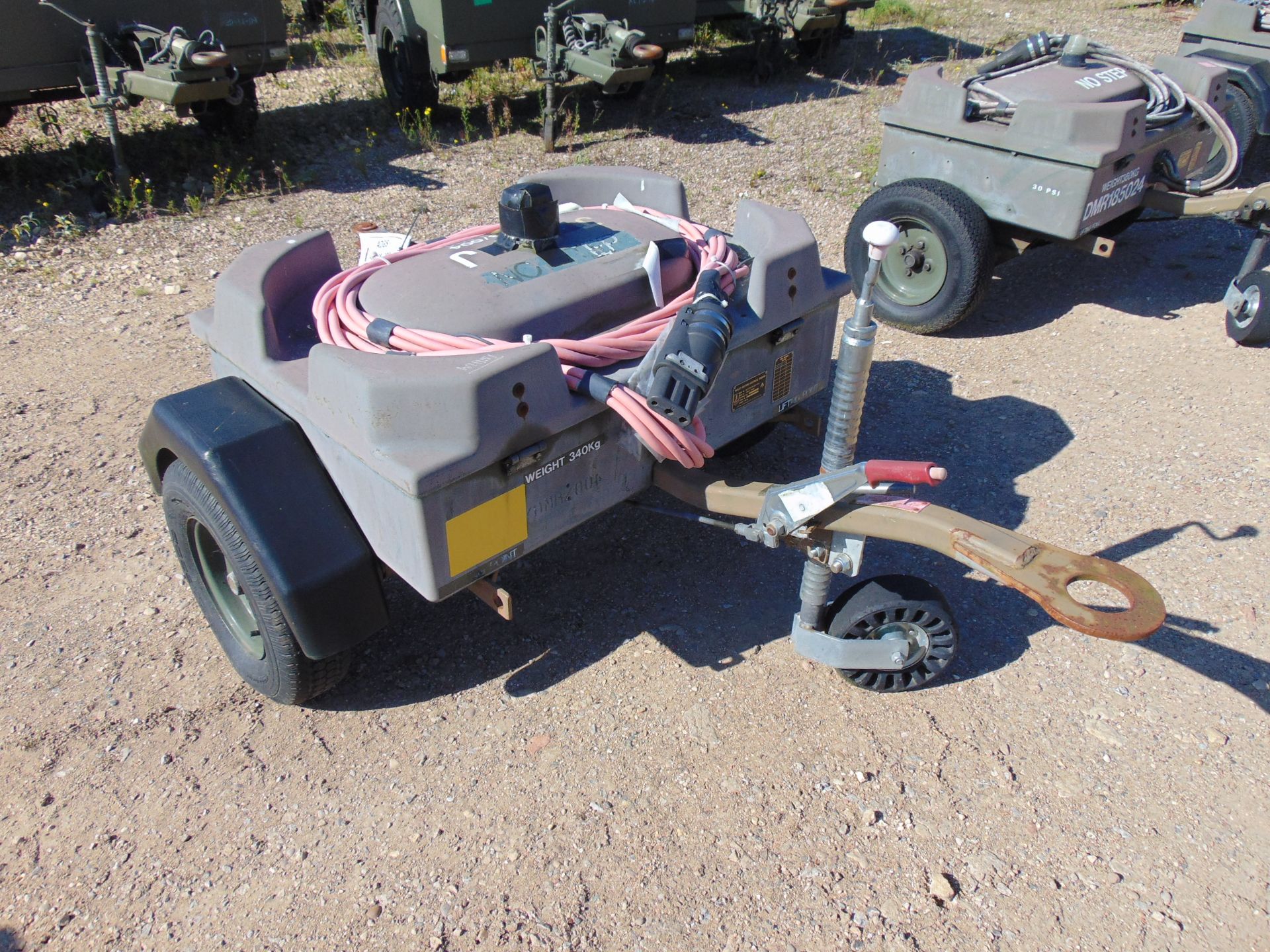 Aircraft Battery Electrical Starter Trolley c/w Batteries and Cables, From RAF