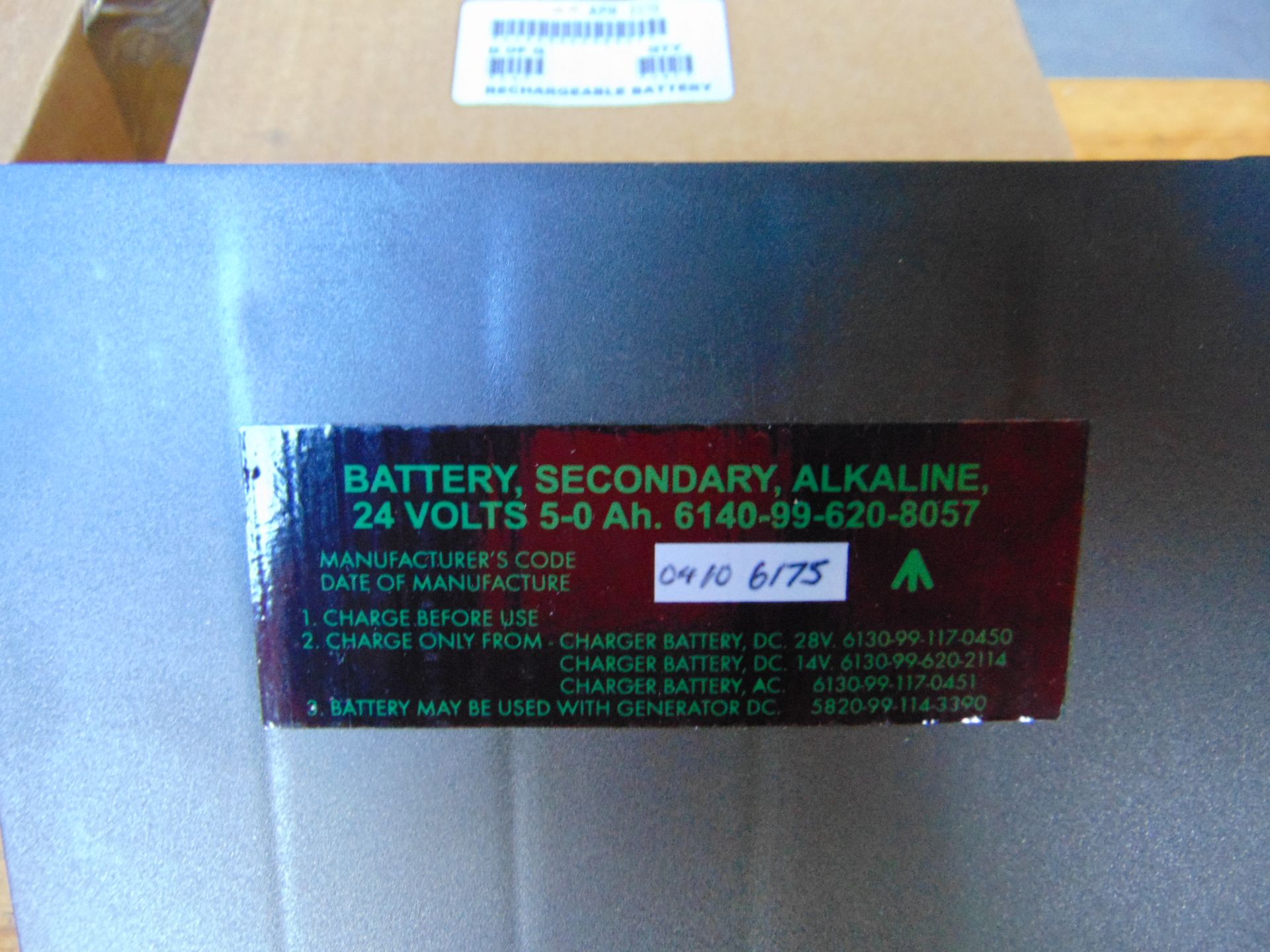 2 x Unissued Rechargeable 24 Volt 5AH Clansman Radio Batteries - Image 3 of 3