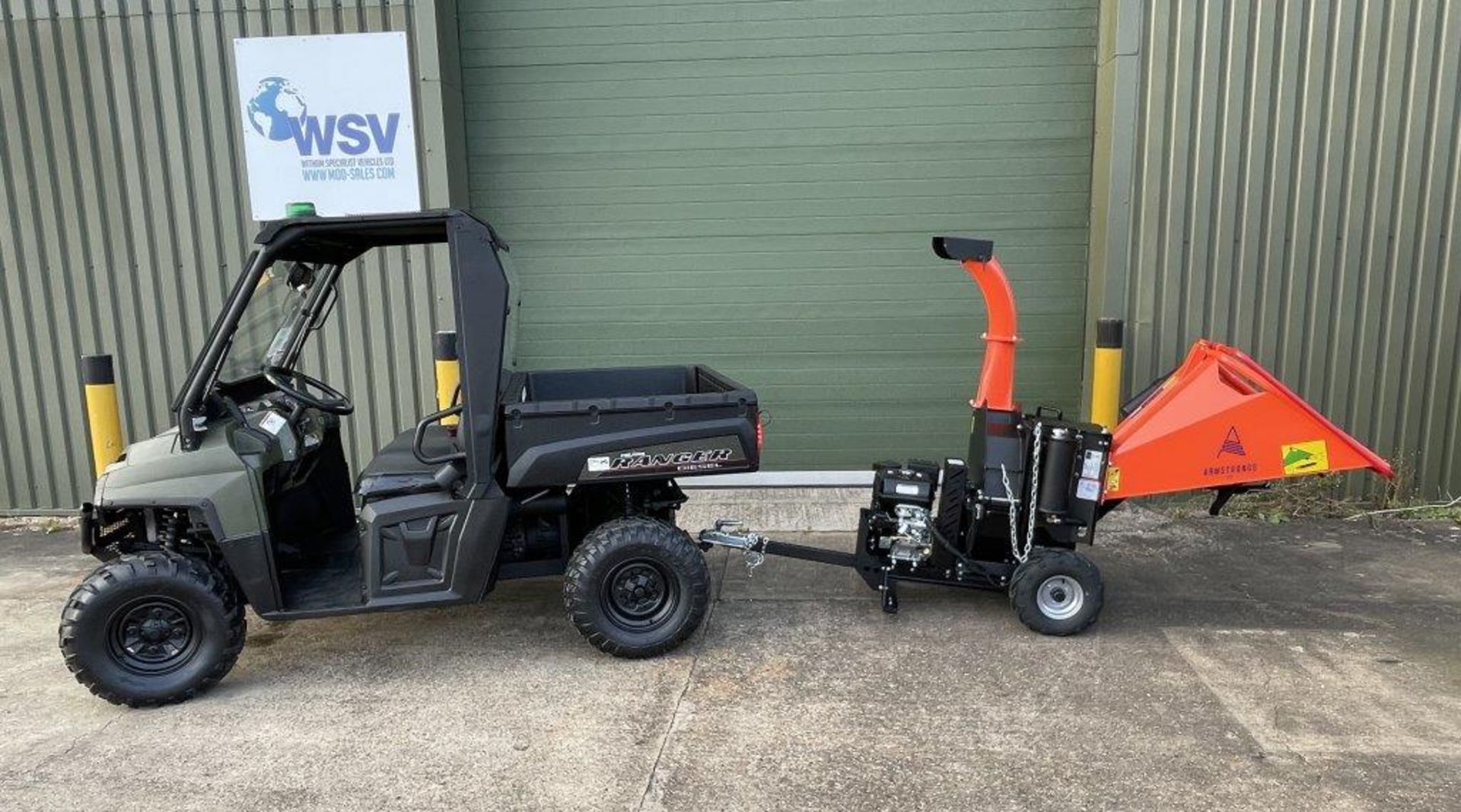 Brand New & Unused Armstrong DR-GS-15SF Electric start, Petrol Powered Hydraulic feed Wood Chipper - Bild 20 aus 23