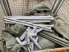 1 x Stillage British Army Tents, Alloy Poles and Angles