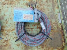 1x New Unissued Tirfor 20m Winch Rope inc Shackle