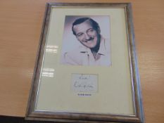 Rare Framed and Signed Photo of Actor David Niven