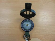 Francis Barker M88 British Army Prismatic Compass in Mils Nato Markings c/w Lanyard Unissued