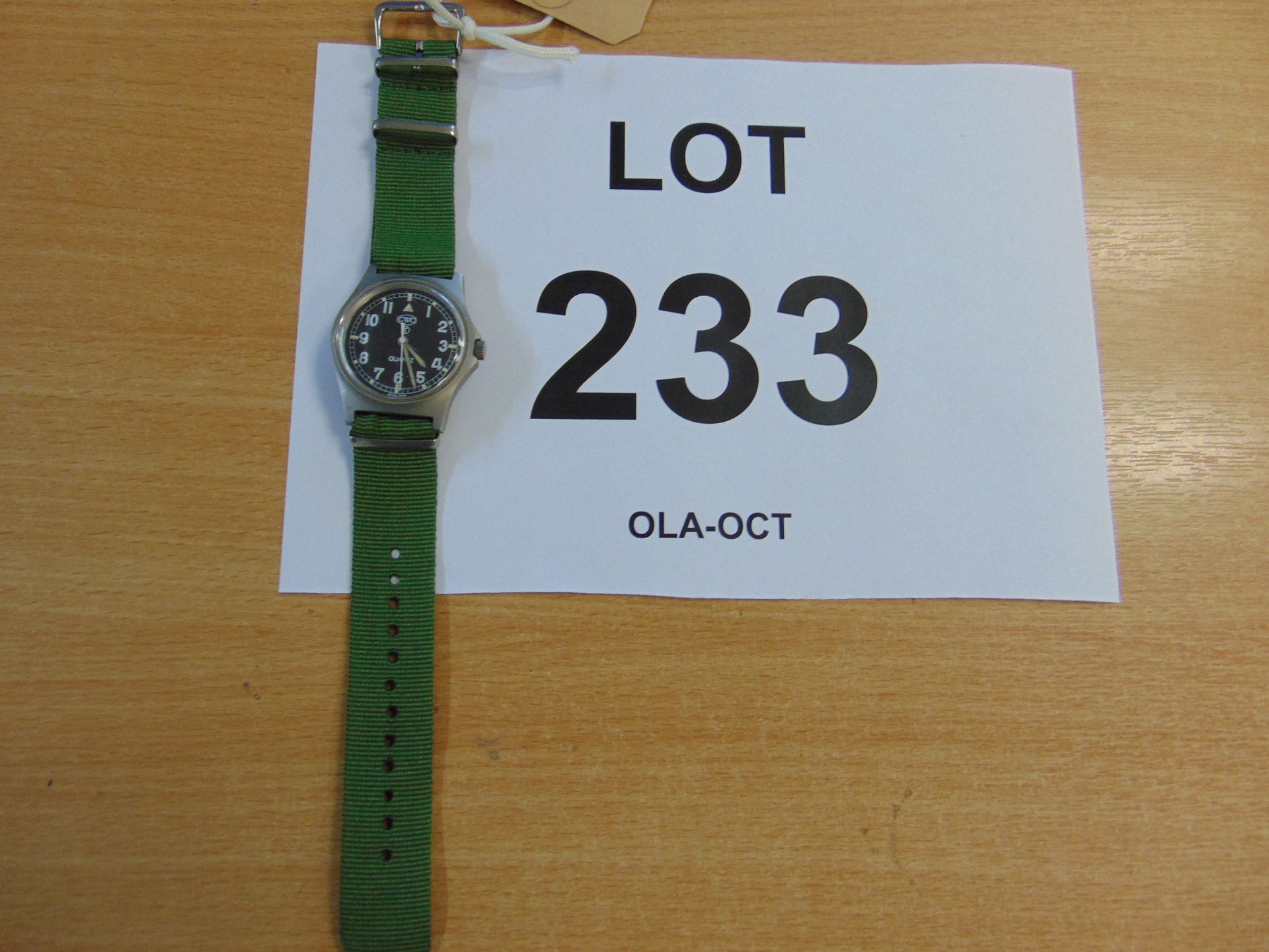 V.Rare CWC (Cabot Watch Co Switzerland) 0552 Royal Marines Issue Service Watch Nato Marks - Image 4 of 4