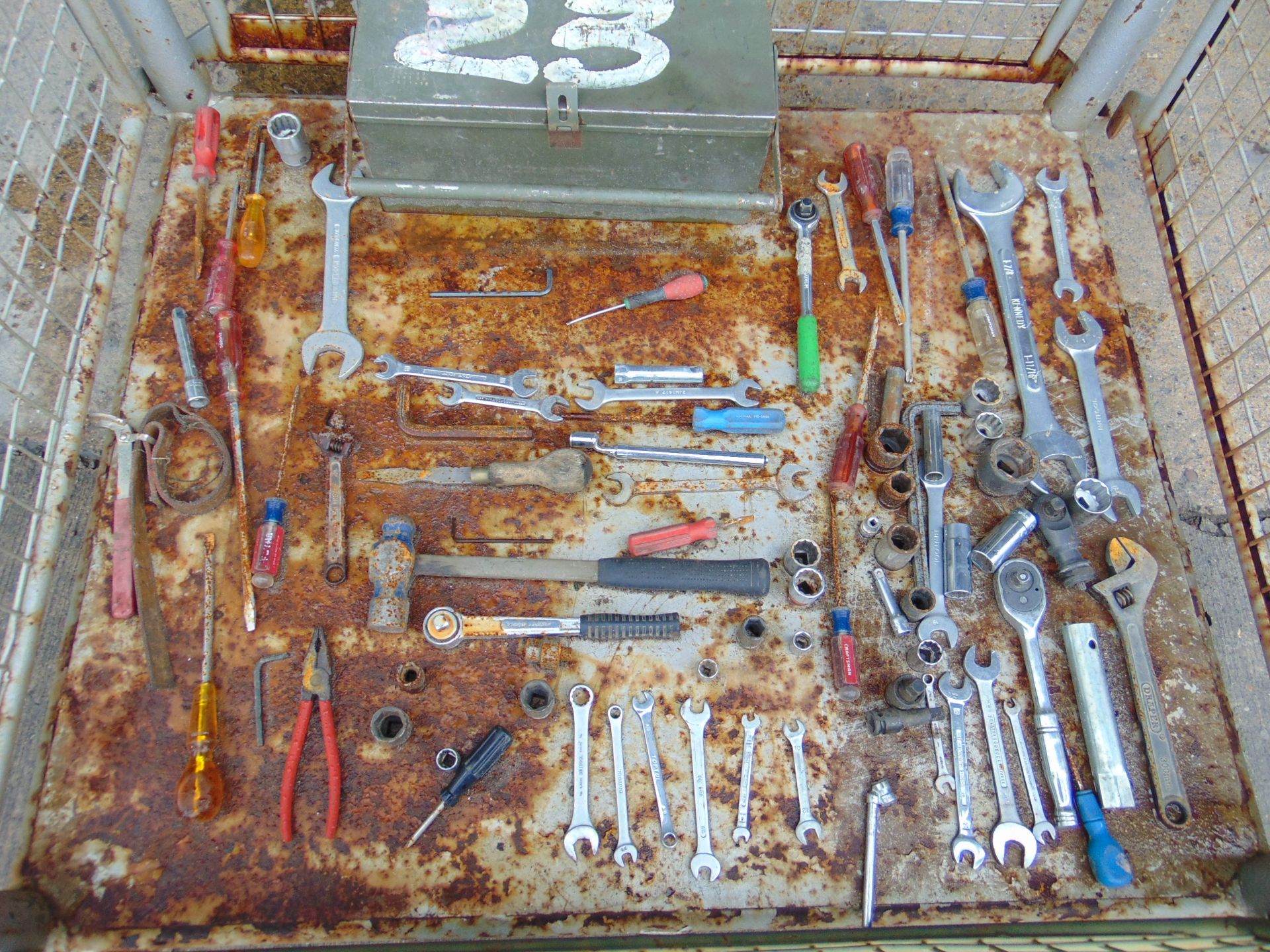 Tool Box and Tools as Shown