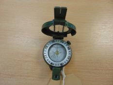 Stanley London Brass British Army Prismatic Compass in Mils Nato Marks