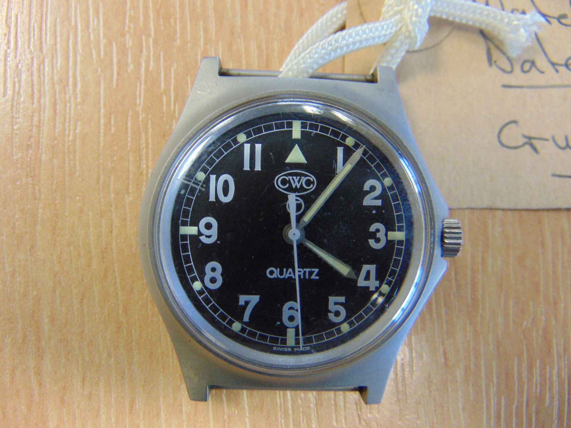 Very Rare CWC (Cabot Watch Co Switzerland) 0552 Royal Marines Service Watch, Nato Marks, Date 1990