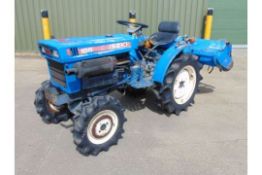 Iseki 155 4WD Compact Tractor c/w Rotovator ONLY 218 HOURS!