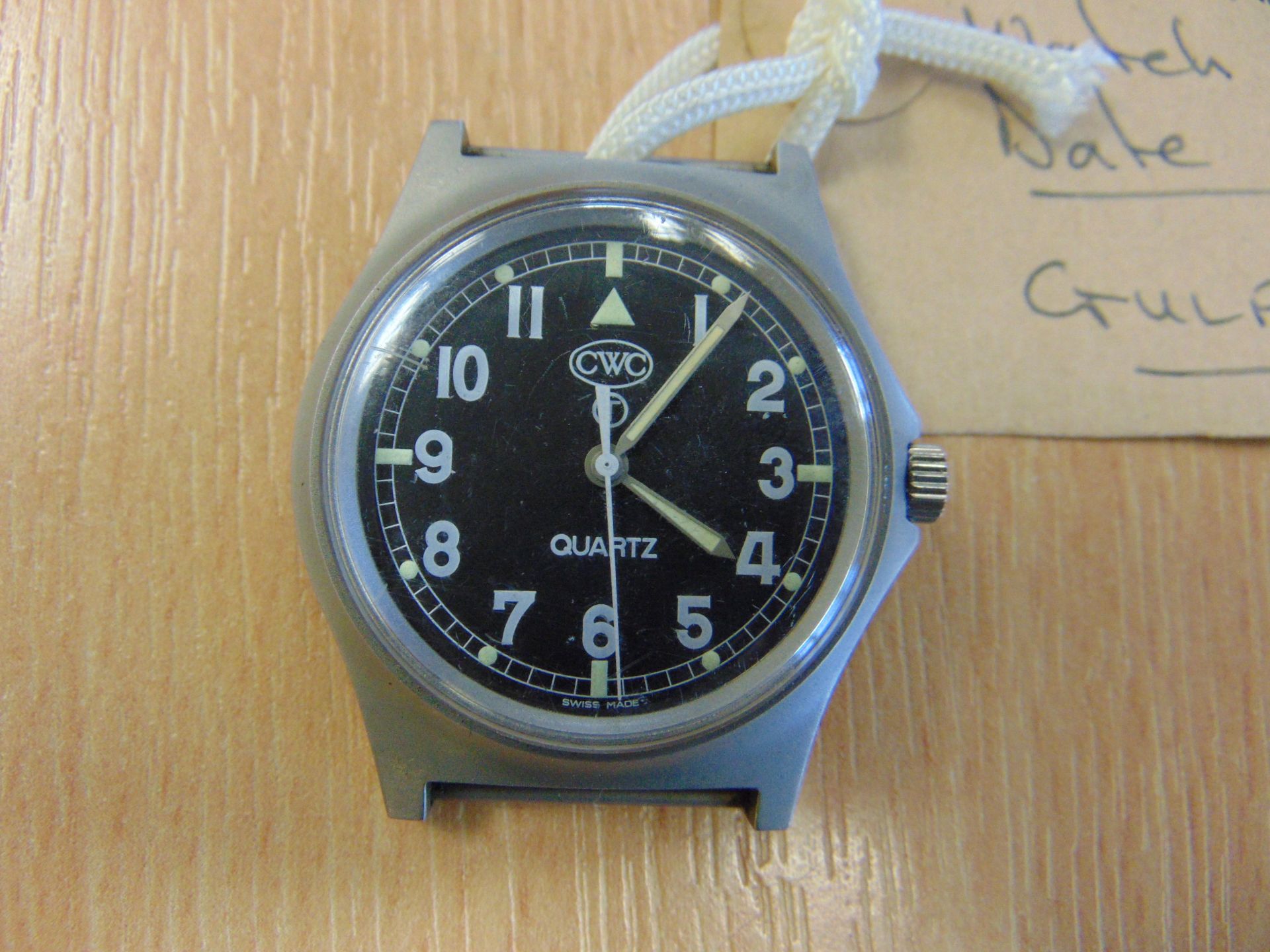 Very Rare CWC (Cabot Watch Co Switzerland) 0552 Royal Marines Service Watch, Nato Marks, Date 1990 - Image 2 of 4