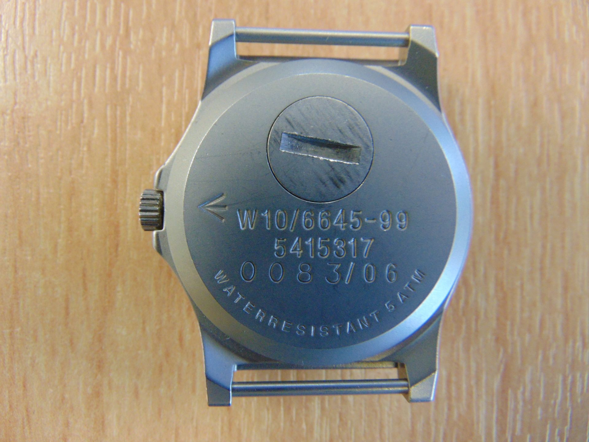 CWC (Cabot Watch Co Switzerland), British Army W10 Service Watch Nato Marks, very low serial no - Image 3 of 5