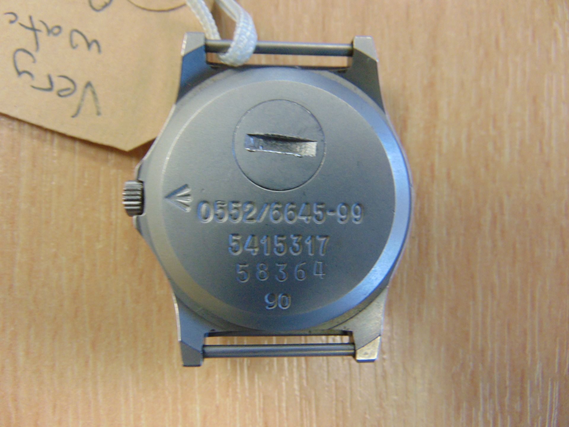 Very Rare CWC (Cabot Watch Co Switzerland) 0552 Royal Marines Service Watch, Nato Marks, Date 1990 - Image 3 of 4