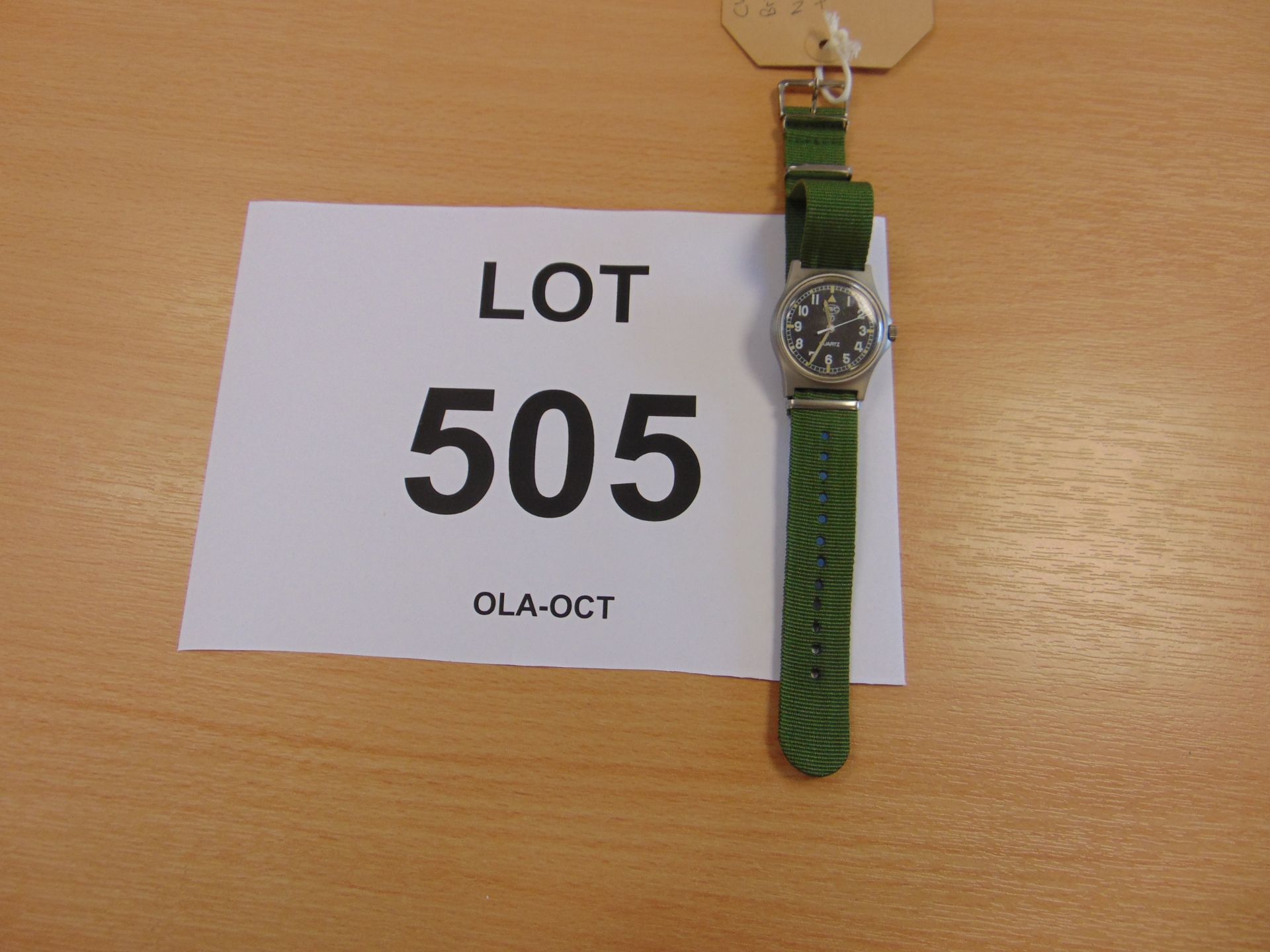 CWC (Cabot Watch Co Switzerland) British Army W10 Service Watch Nato Marks Water Resistant to 5ATM - Image 5 of 5