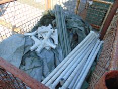 1 x Stillage of British Army Tents, Alloy Poles, Angles etc
