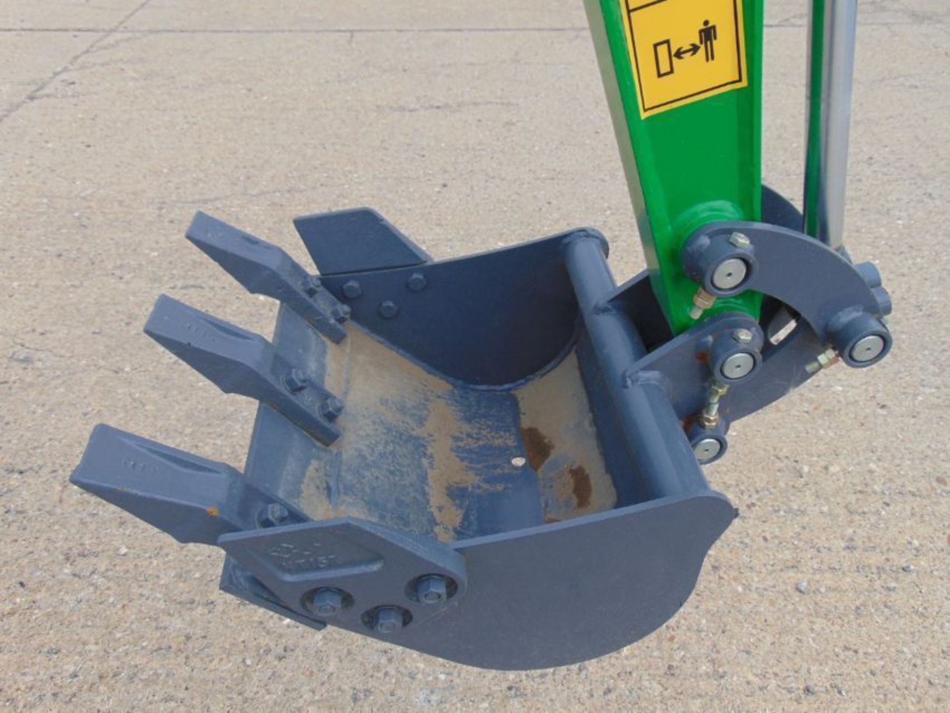 Unused AT 10 Diesel Rubber Tracked Mini Excavator c/w bucket, front blade, piped for Hammer etc - Image 7 of 17