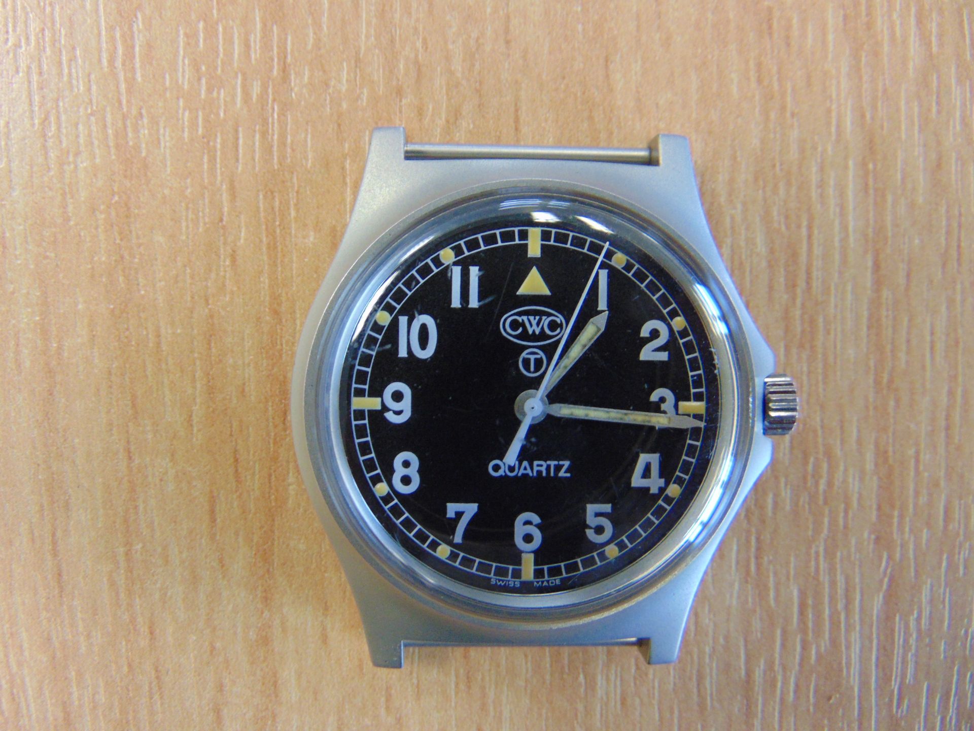 CWC (Cabot Watch Co Switzerland), British Army W10 Service Watch Nato Marks, very low serial no - Image 2 of 5