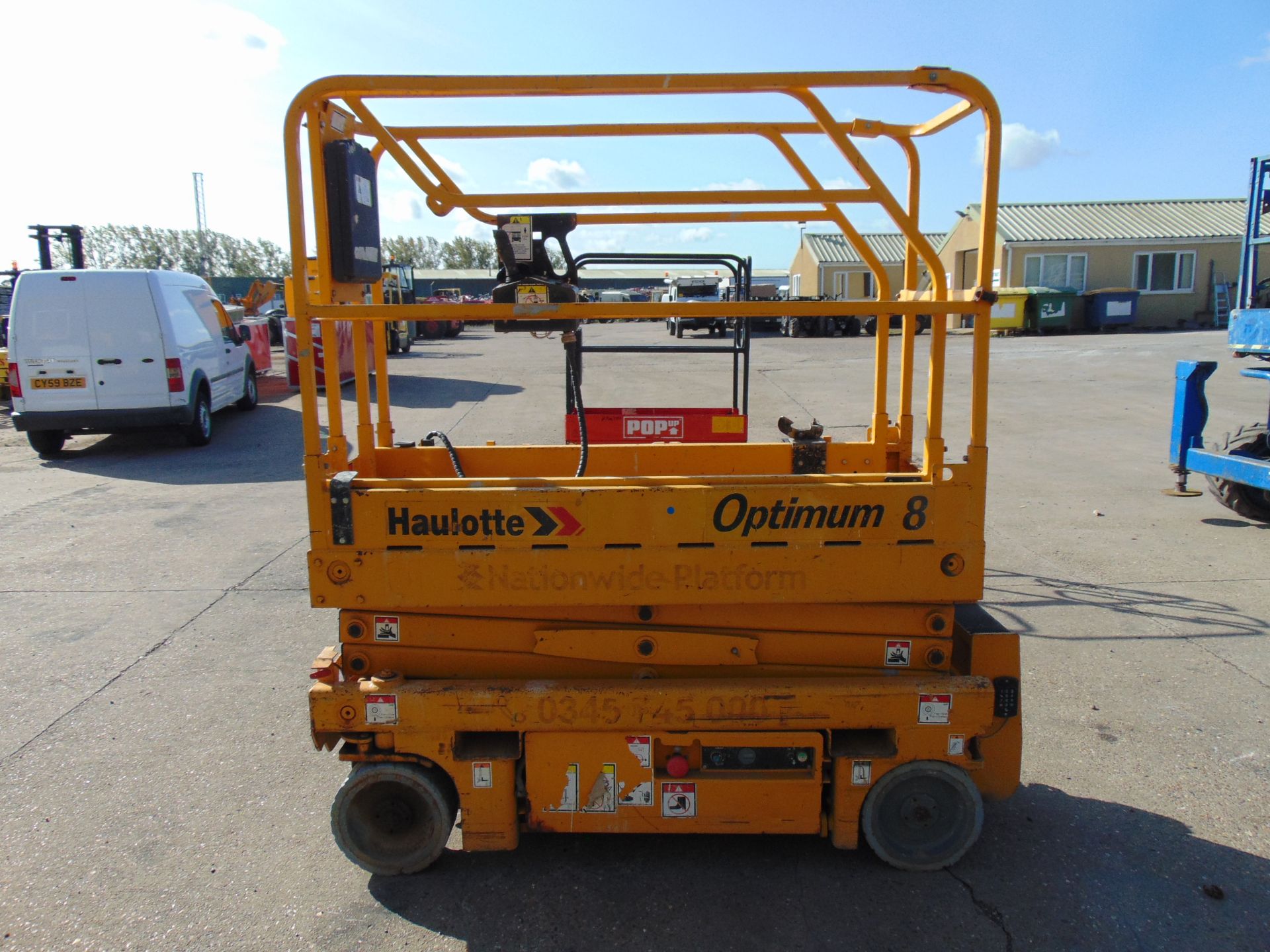 Haulotte Optimin 8 Electric Scissor Lift Access Platform - Image 5 of 14