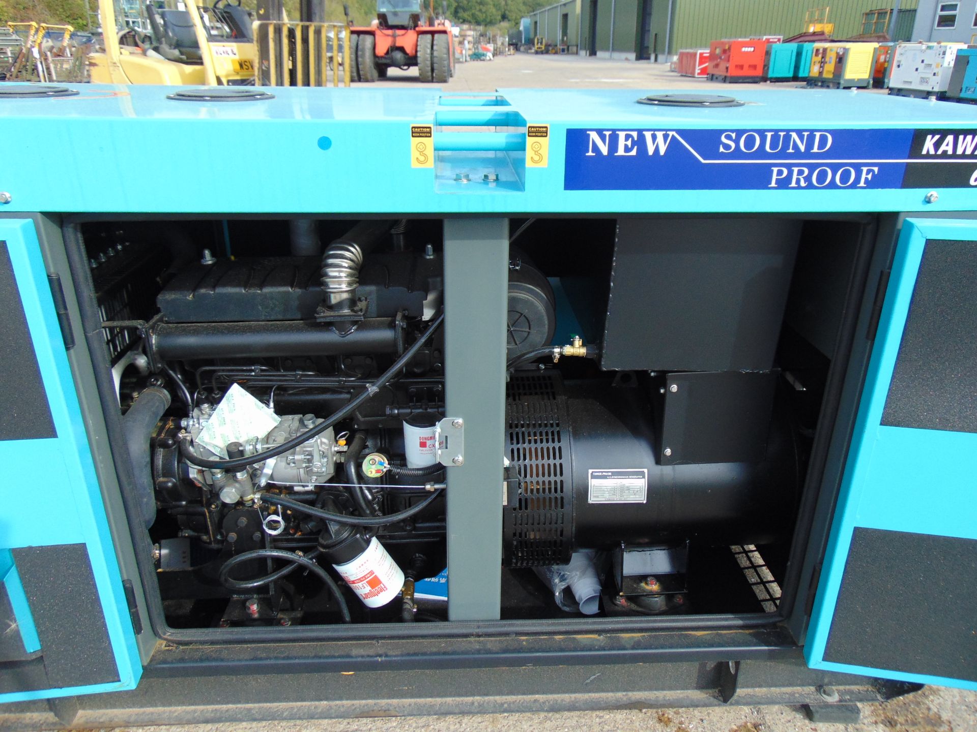 2023 UNISSUED 60 KVA 3 Phase Silent Diesel Generator Set - Image 8 of 15