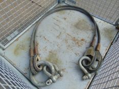 FV 432 Recovery 2leg Wire Rope and Shackles