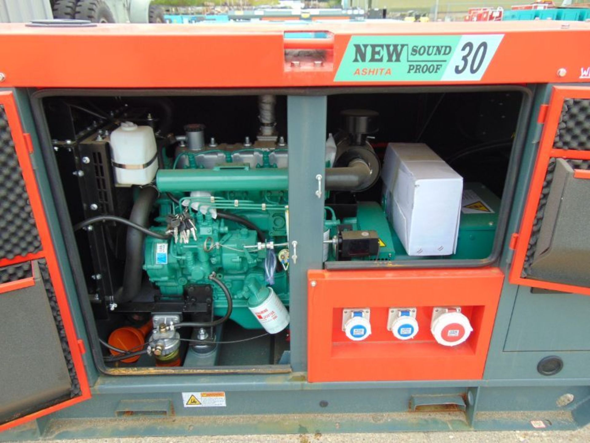 2022 UNISSUED 30 KVA 3 Phase Silent Diesel Generator Set - Image 12 of 18