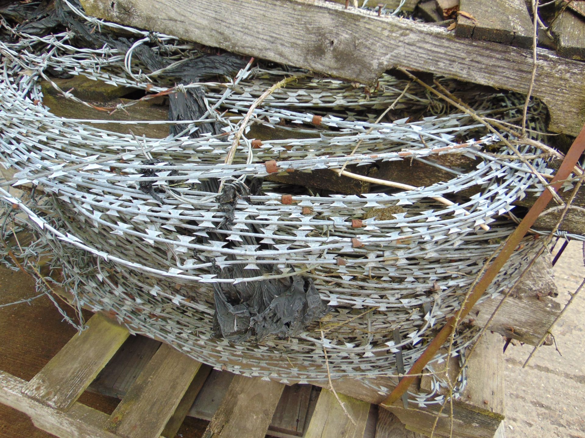 4 x Pallets of MoD Razor Wire - Bild 2 aus 3