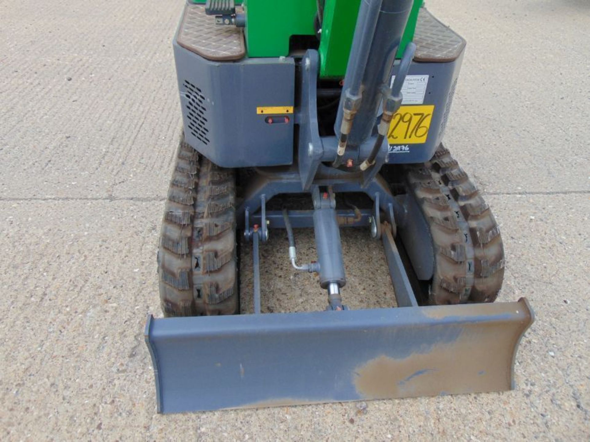 Unused AT 10 Diesel Rubber Tracked Mini Excavator c/w bucket, front blade, piped for Hammer etc - Image 8 of 17