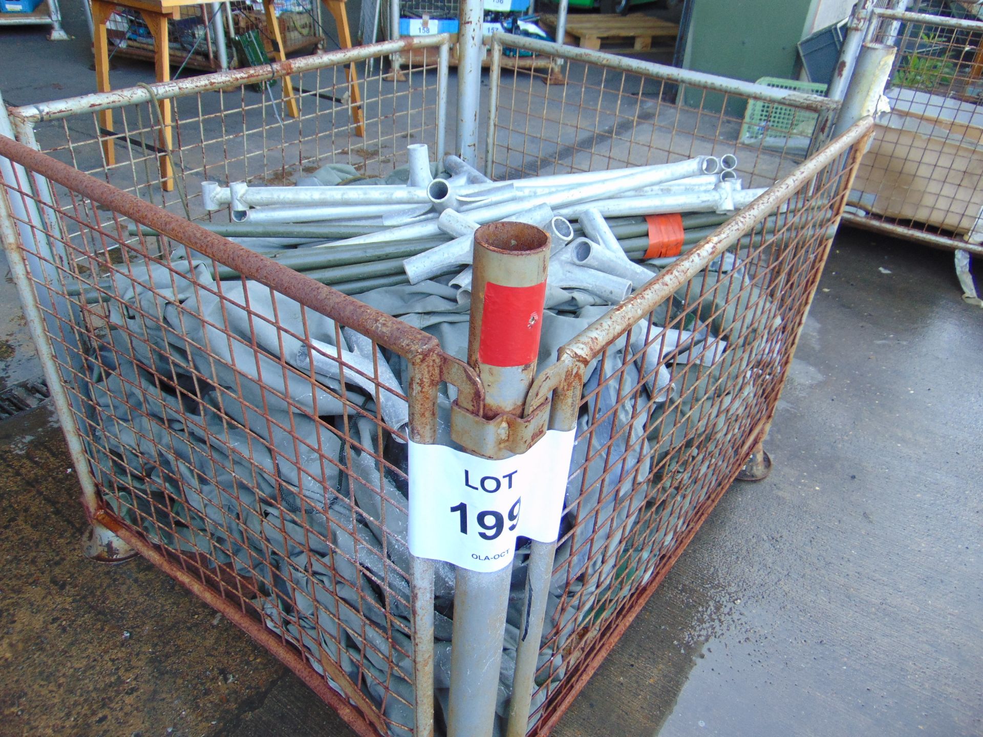 1 x Stillage of British Army Tents, Alloy Poles Angles etc - Bild 6 aus 6