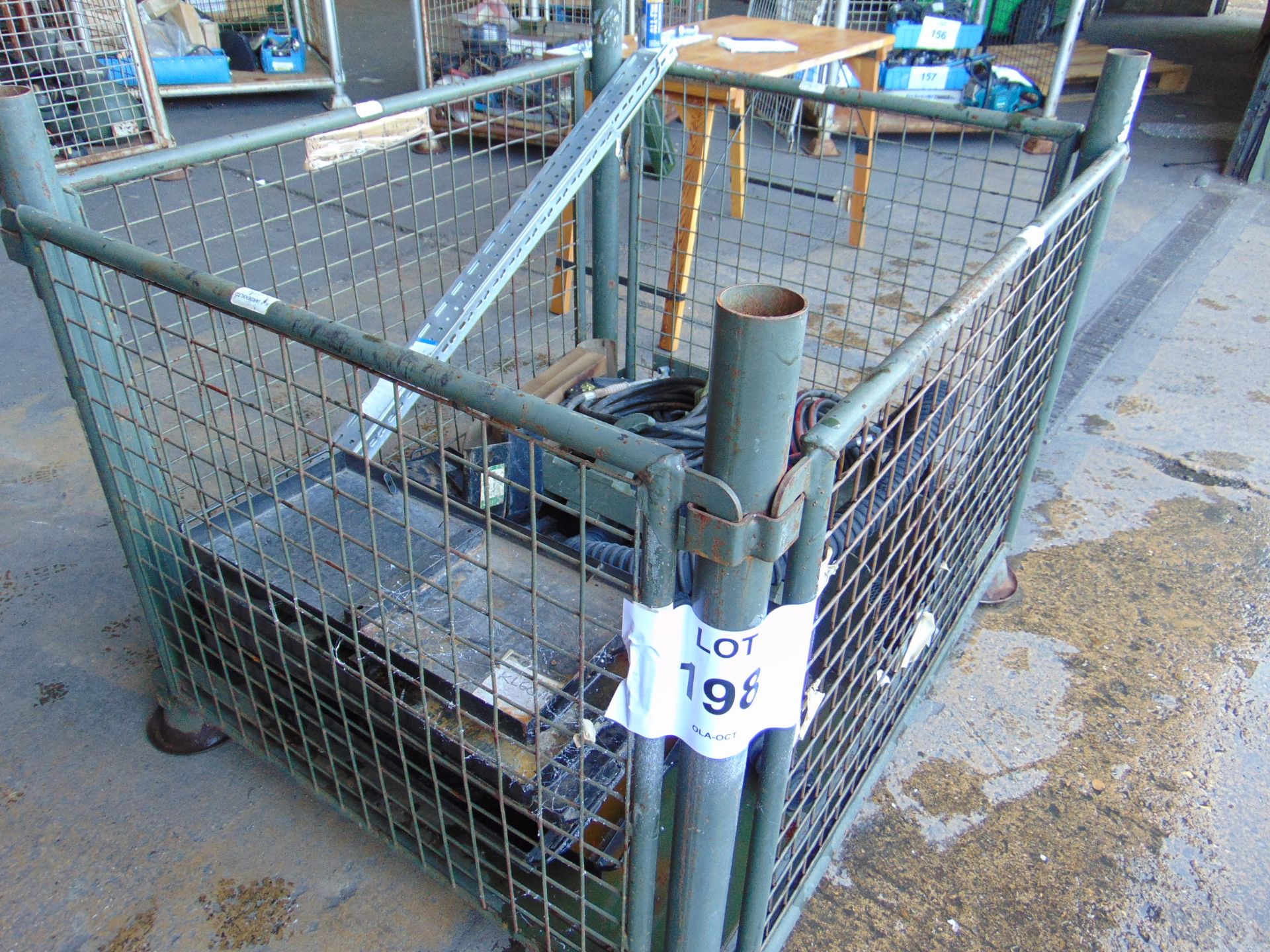 1 x Stillage of Track Clamps, Air Lines, Land Rover Battery Trays, Weapon Tray etc - Image 8 of 8