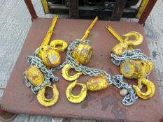 3x Yale 6ton Chain Hoists from MoD