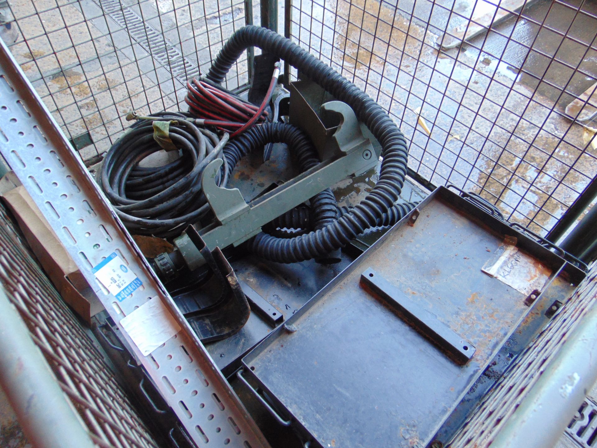 1 x Stillage of Track Clamps, Air Lines, Land Rover Battery Trays, Weapon Tray etc - Image 4 of 8