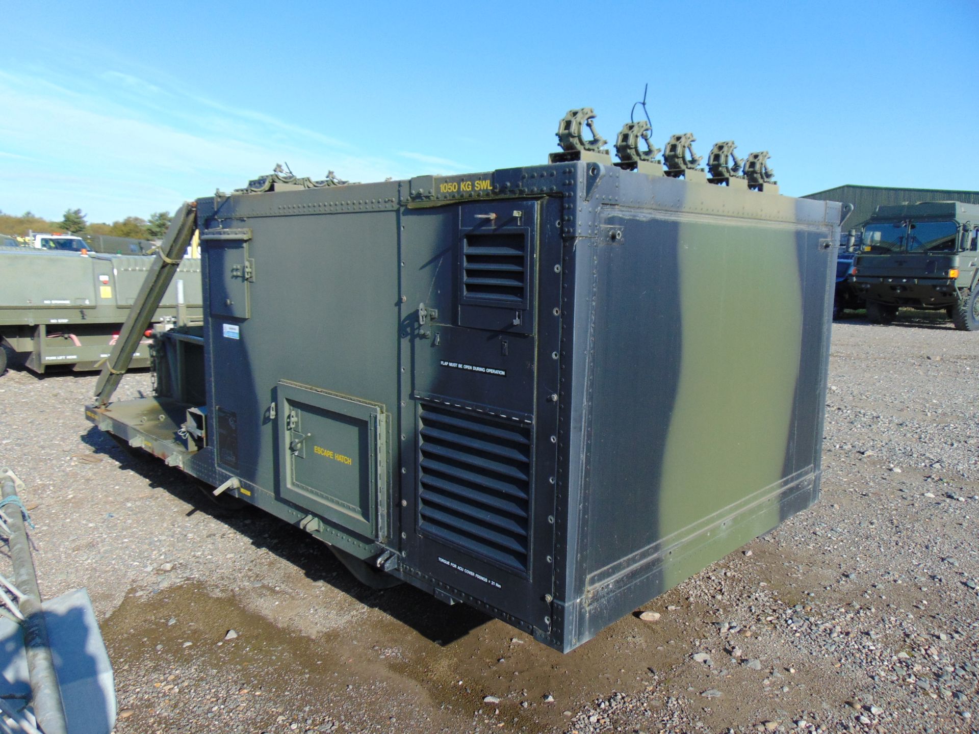 Demountable Secure Insulated Mowag Matrix Body C/W, Air Con etc - Image 14 of 21