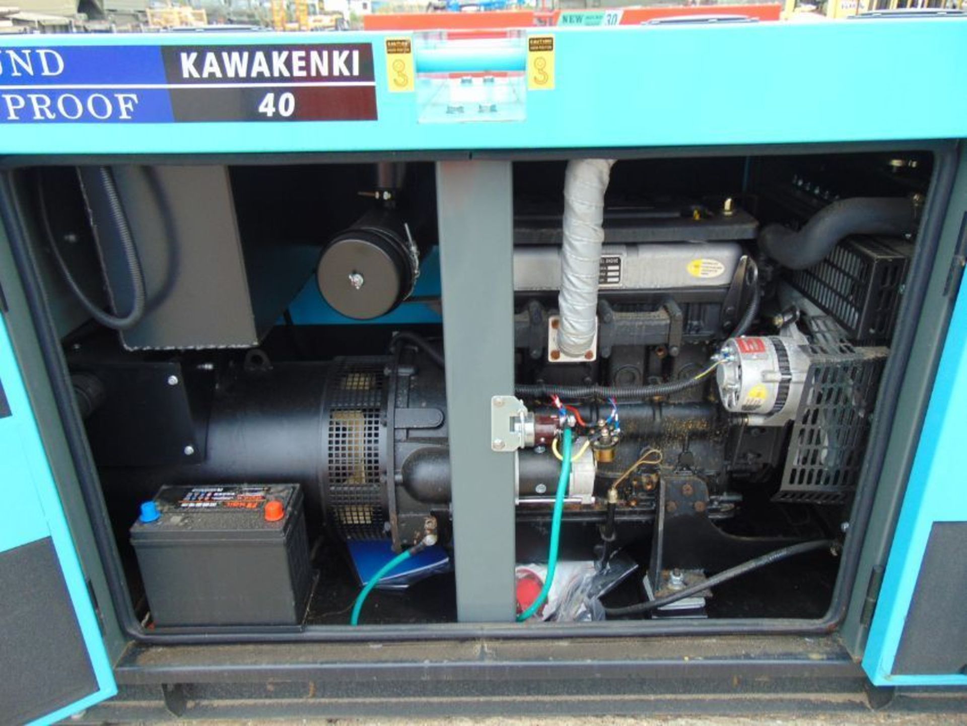 2022 UNISSUED 40 KVA 3 Phase Silent Diesel Generator Set - Image 12 of 16