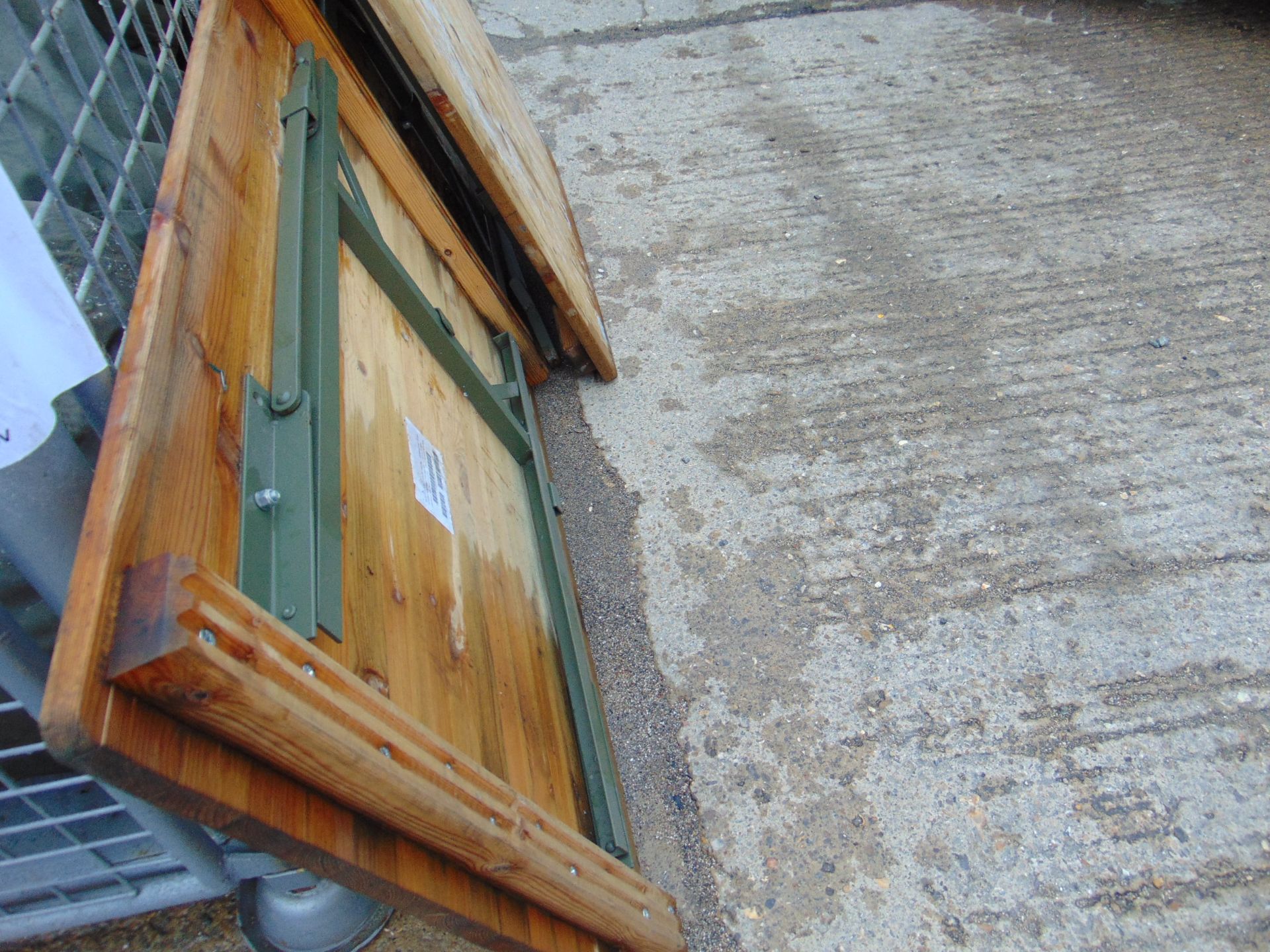 2x Standard British Army 6ft Tables - Image 4 of 5